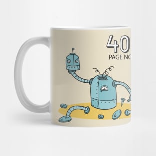 404 ERROR PAGE NOT FOUND Mug